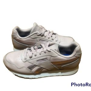 SOLD Pink Rose Gold with Pink Metallic trim Reebok Ortholite Sneakers